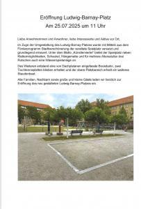 Eröffnung Ludwig Barnay Platz